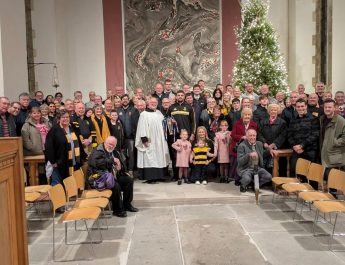 NEWPORT RFC CAROL SERVICE AT ST. WOOLOS
